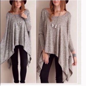 Easel Large oatmeal tunic Size  Large